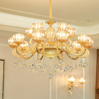 欧式吊灯水晶客厅灯简欧餐厅吊灯奢华大气卧室温馨灯饰灯具