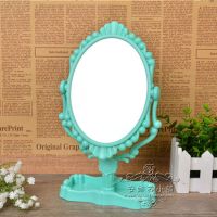 b0108安娜苏复古360°旋转单面台镜随身便携化妆镜美容公主镜超美|蓝色