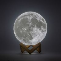 3d打印月球灯月亮灯无接缝浪漫创意生日礼物女生男充电led小夜灯