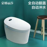 智能马桶全自动翻盖合盖家用座圈加热清洗烘干坐便器
