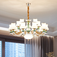 欧式吊灯奢华简欧水晶灯简约现代轻奢卧室灯网红灯具大灯客厅灯