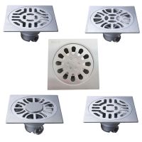 全201/304不锈钢防臭防虫亮光拉丝2厘3厘排水快单双用地漏