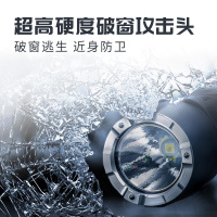 p80强光手电筒usb充电小便携战术破窗户外超亮远射超长续航