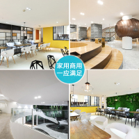 cob射灯led格栅灯单头双头方形筒灯网格格栅嵌入式家装商用斗胆灯