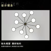 照明北欧风后现代简约风格吊灯创意餐厅网红灯家用客厅灯吊灯