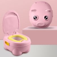 小猪卡通坐便器小孩婴儿幼儿便盆尿盆加大号1-7岁儿童马桶座便器