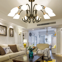 led北欧客厅吊灯美式简约吸顶灯大气现代创意主卧室灯餐厅吊灯具