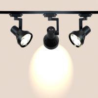 led轨道par30服装店商用滑道酒店家用客餐厅聚光美甲店舞蹈室射灯