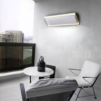 超亮户外壁灯防水阳台灯室外外墙庭院灯门口led感应壁灯露台灯