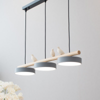 北欧灯具餐厅吊灯三头现代简约吧台吊灯创意个性饭厅吊灯餐桌灯饰