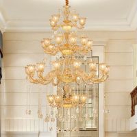 新中式吊灯客厅灯中国风禅意餐厅灯中式古典豪华复式楼别墅大吊灯