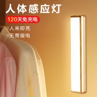 全自动人体感应小夜灯家用led床头灯充电楼道鞋柜过道光控不插电