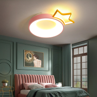 儿童房灯男孩女孩吸顶灯led北欧简约卧室灯温馨浪漫网红ins房间灯