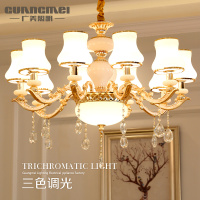 欧式客厅吊灯现代简约水晶灯简欧餐厅卧室酒店大厅吊灯led灯具