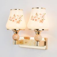 双头摇控光款壁灯 卧室床头灯现代led客厅背景墙壁灯过道楼梯灯具