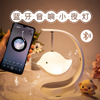 智能蓝牙音响小夜灯可充电卧室床头睡眠音乐创意浪漫网红台灯少女