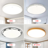 led圆形卧室灯餐厅吸顶灯具现代简约大气温馨房间灯饰ws