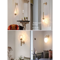 北欧简约创意个性床头卧室壁灯现代客厅背景墙壁灯楼梯阳台过道灯