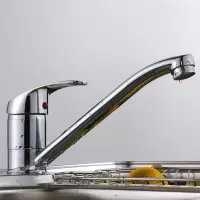 九牧王全铜厨房水龙头冷热洗菜盆家用洗衣洗碗池水笼头旋转水槽