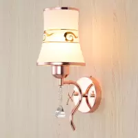 led遥控调光壁灯卧室床头灯简约欧式客厅背景墙壁灯楼梯过道走廊