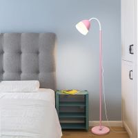 北欧卧室落地灯ins风马卡龙创意个性客厅书房简约现代led立式台灯