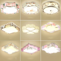 灯具卧室灯简约现代温馨浪漫个性书房圆形主房间家用led吸顶灯具