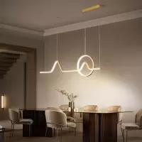吊灯简约现代家用艺术餐厅灯饭桌吧台吊灯北欧卧室灯具2020新款