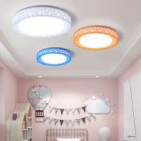 彩色鸟巢led卧室吸顶灯圆形现代简约客厅灯餐厅厨卫过道阳台灯具