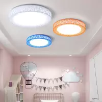 彩色鸟巢led卧室吸顶灯圆形现代简约客厅灯餐厅厨卫过道阳台灯具