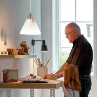 丹麦北欧灯饰现代简约餐厅客厅卧室书房吊灯灯具