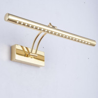 北欧led镜前灯浴室卫生间金色镜柜灯化妆柜中式壁画防水防雾灯