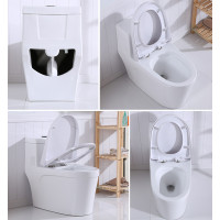 日本马桶家用卫浴超漩式节水静音大口径坐便器25/350坑距陶瓷座厕