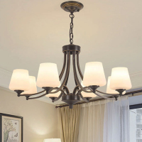 美式客厅吊灯乡村现代简约2020年新款轻奢大气卧室餐厅灯家用灯具