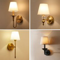 壁灯 卧室墙壁床头灯 客厅背景墙灯 过道走廊楼梯灯美式led灯具