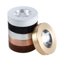 超薄明装小射灯led筒灯吸顶免开孔展示柜迷你聚光微型柜台酒柜灯