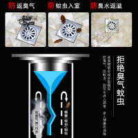 地漏防臭器卫生间下水道反味地漏盖硅胶内芯厕所下水管防臭地漏芯
