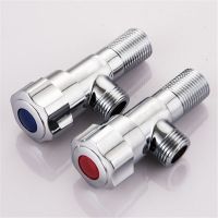 全铜加厚冷热水角阀通用4分接口阀门开关止水阀马桶热水三角阀