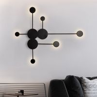 北欧后现代极简艺术设计师客厅装饰壁灯创意简约个性卧室床头灯具