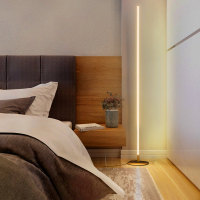 极简创意ins落地灯线条地灯个性氛围客厅卧室灯网红床头立式台灯