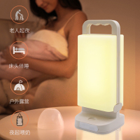 太阳能led插电两用小台灯护眼卧室宿舍学容量可充电宝手提灯
