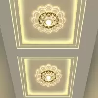 走廊灯玄关灯简约现代门厅灯吸顶灯创意筒灯射灯led过道灯水晶灯