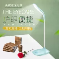 充电小台灯充插两用led夹式台灯护眼学习卧室床头书桌usb 学生