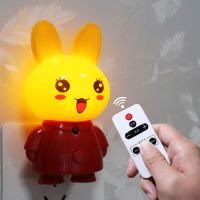 usb遥控小夜灯带开关 创意卧室led节能灯喂奶灯起夜灯床头灯小灯