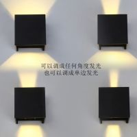 led户外防水壁灯室外墙灯背景灯光 过道走廊简约灯楼梯庭院柱子灯