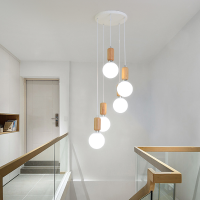 楼梯吊灯北欧客厅灯餐厅现代简约复式公寓别墅旋转楼梯间长吊灯
