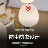 2020新款欧式复古吊灯防尘客厅灯简约大气复式楼别墅大厅客厅吊灯