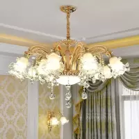 欧式客厅吊灯大气高档水晶卧室餐厅吊灯家用led现代简约新款灯具