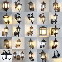 led户外壁灯防水庭院灯过道阳台楼梯灯走廊欧式花园别墅外墙壁灯