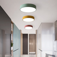 北欧阳台吸顶灯饰玄关走廊过道门厅圆形卧室衣帽间卫生间led灯具