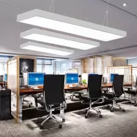 led长条灯办公室吊灯工作室店铺超市网吧商场健身房工业吊灯